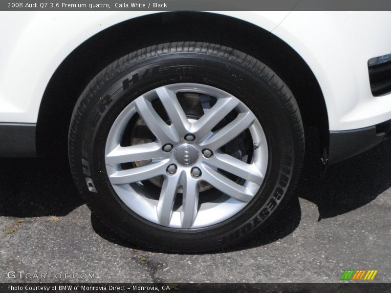 Calla White / Black 2008 Audi Q7 3.6 Premium quattro