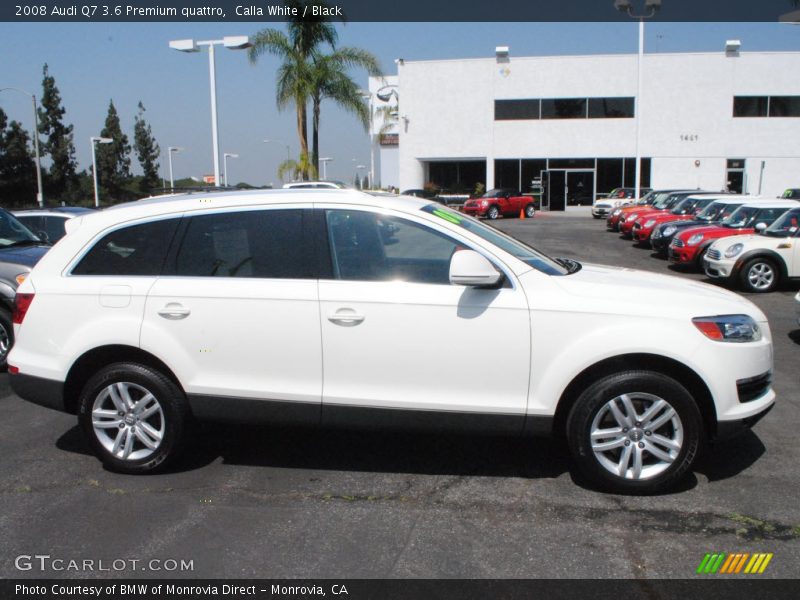 Calla White / Black 2008 Audi Q7 3.6 Premium quattro