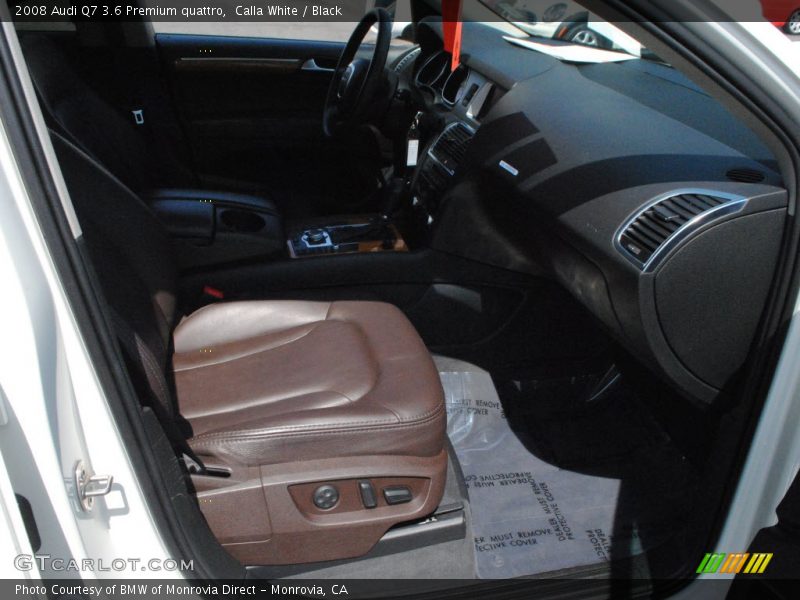 Calla White / Black 2008 Audi Q7 3.6 Premium quattro