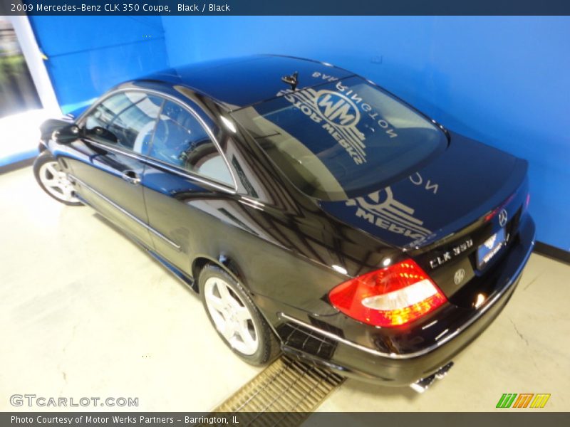Black / Black 2009 Mercedes-Benz CLK 350 Coupe