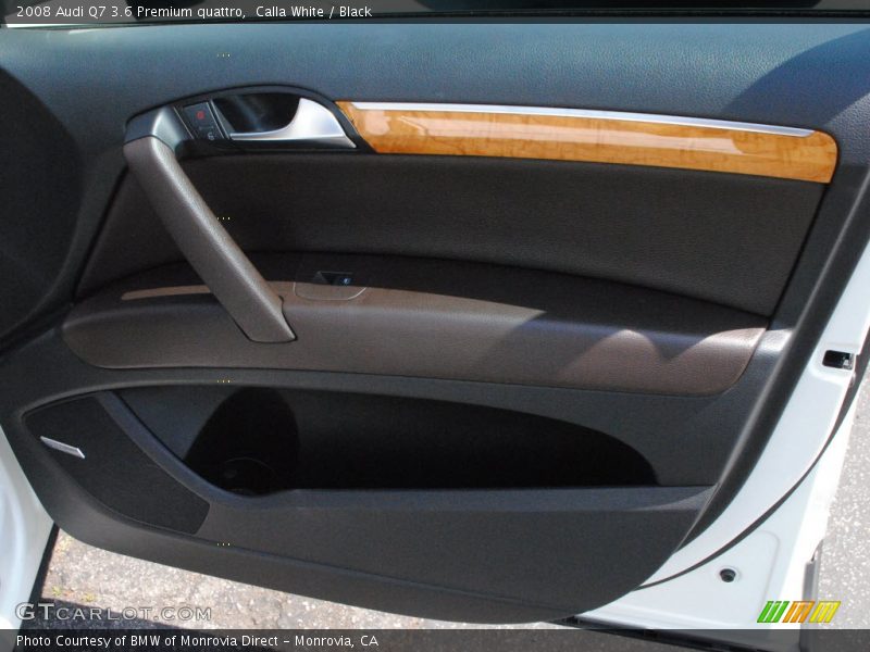 Calla White / Black 2008 Audi Q7 3.6 Premium quattro