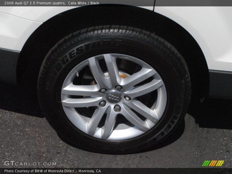 Calla White / Black 2008 Audi Q7 3.6 Premium quattro