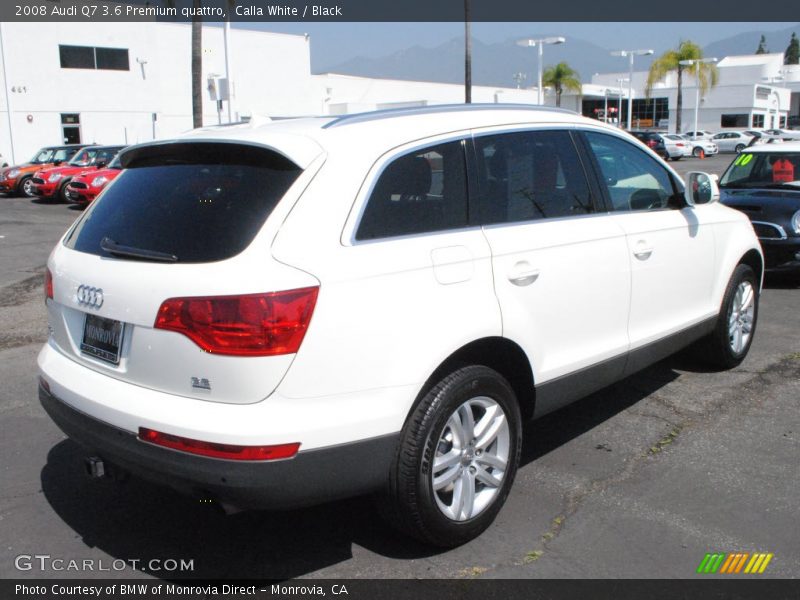 Calla White / Black 2008 Audi Q7 3.6 Premium quattro