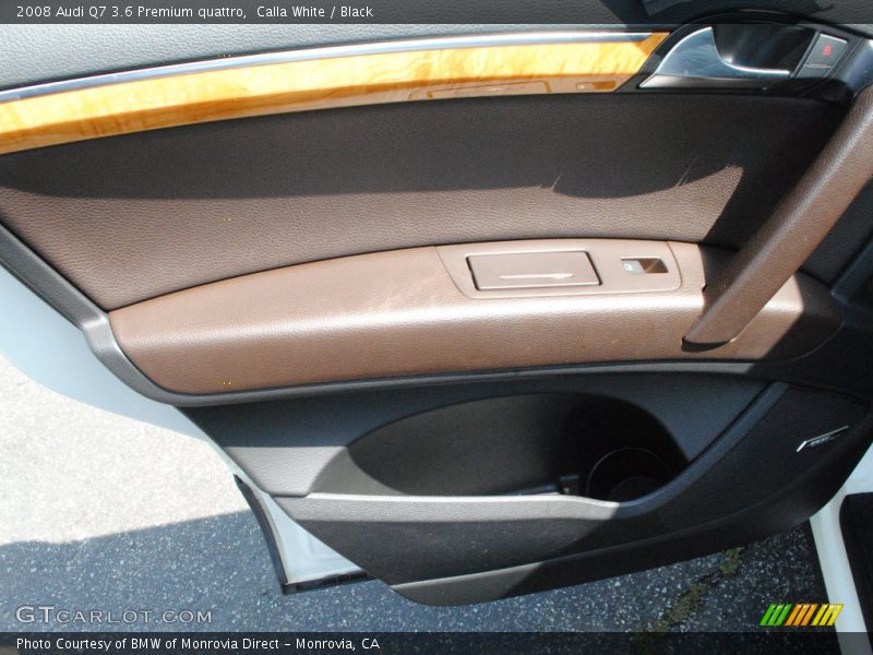 Calla White / Black 2008 Audi Q7 3.6 Premium quattro
