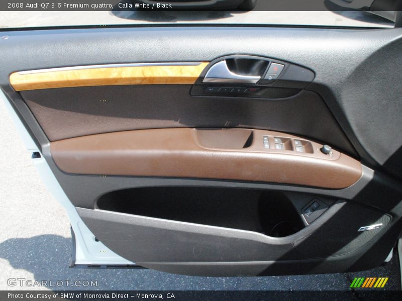 Calla White / Black 2008 Audi Q7 3.6 Premium quattro