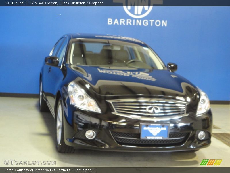 Black Obsidian / Graphite 2011 Infiniti G 37 x AWD Sedan