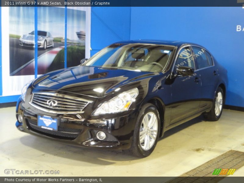 Black Obsidian / Graphite 2011 Infiniti G 37 x AWD Sedan