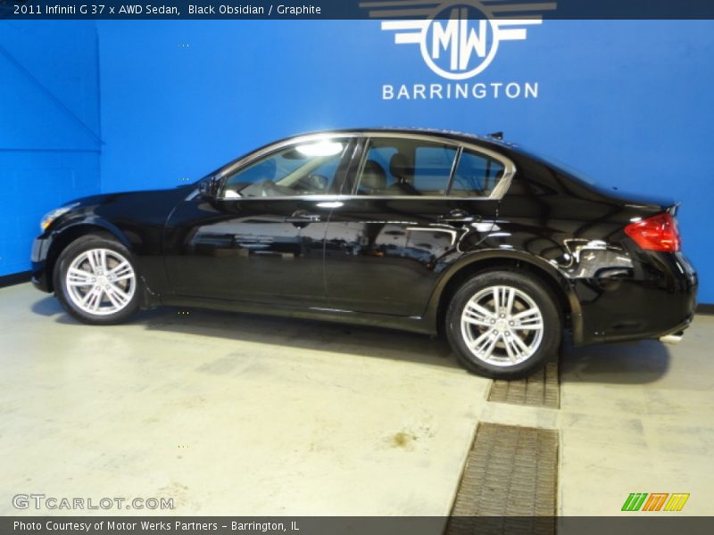 Black Obsidian / Graphite 2011 Infiniti G 37 x AWD Sedan