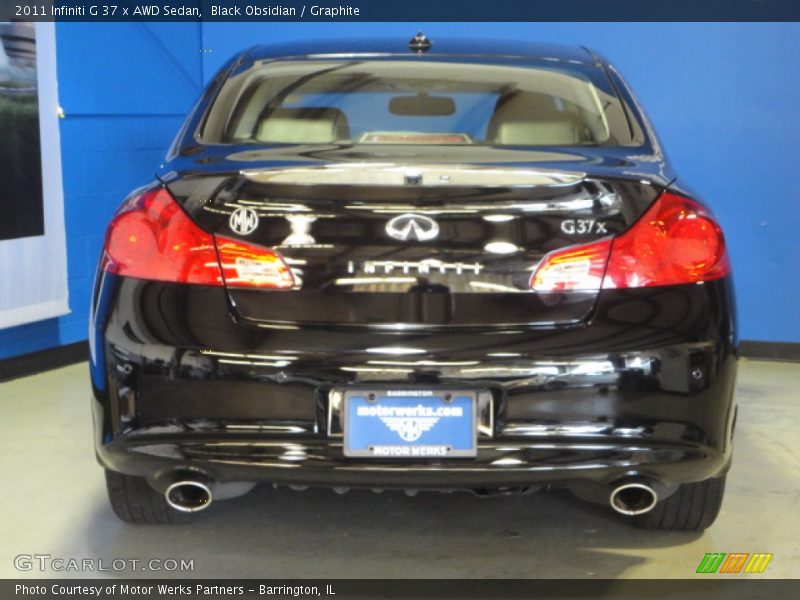 Black Obsidian / Graphite 2011 Infiniti G 37 x AWD Sedan
