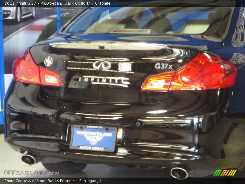 Black Obsidian / Graphite 2011 Infiniti G 37 x AWD Sedan