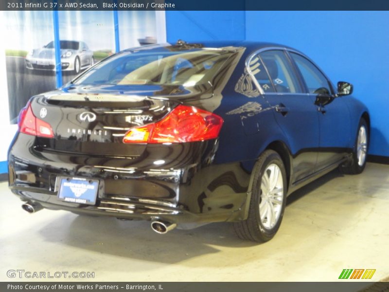 Black Obsidian / Graphite 2011 Infiniti G 37 x AWD Sedan