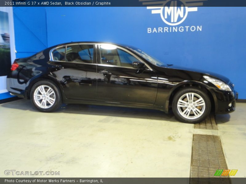 Black Obsidian / Graphite 2011 Infiniti G 37 x AWD Sedan