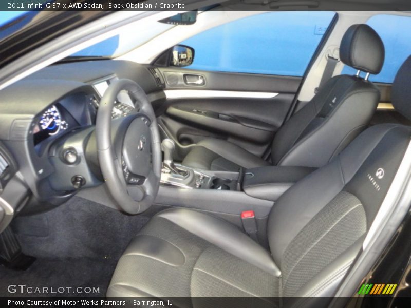 Black Obsidian / Graphite 2011 Infiniti G 37 x AWD Sedan
