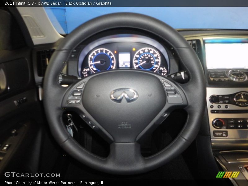 Black Obsidian / Graphite 2011 Infiniti G 37 x AWD Sedan