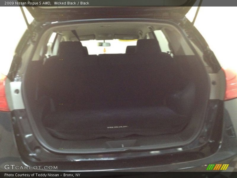 Wicked Black / Black 2009 Nissan Rogue S AWD