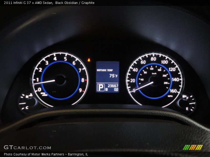 Black Obsidian / Graphite 2011 Infiniti G 37 x AWD Sedan