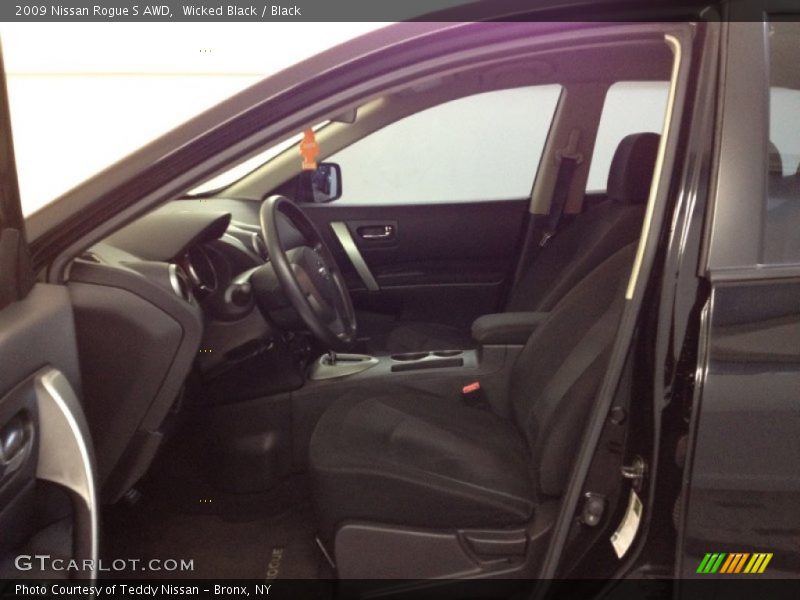 Wicked Black / Black 2009 Nissan Rogue S AWD