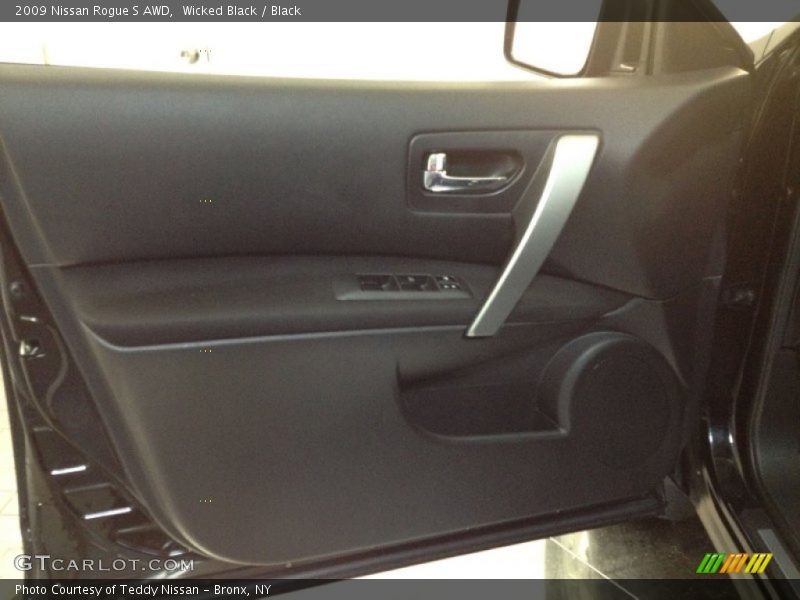 Wicked Black / Black 2009 Nissan Rogue S AWD