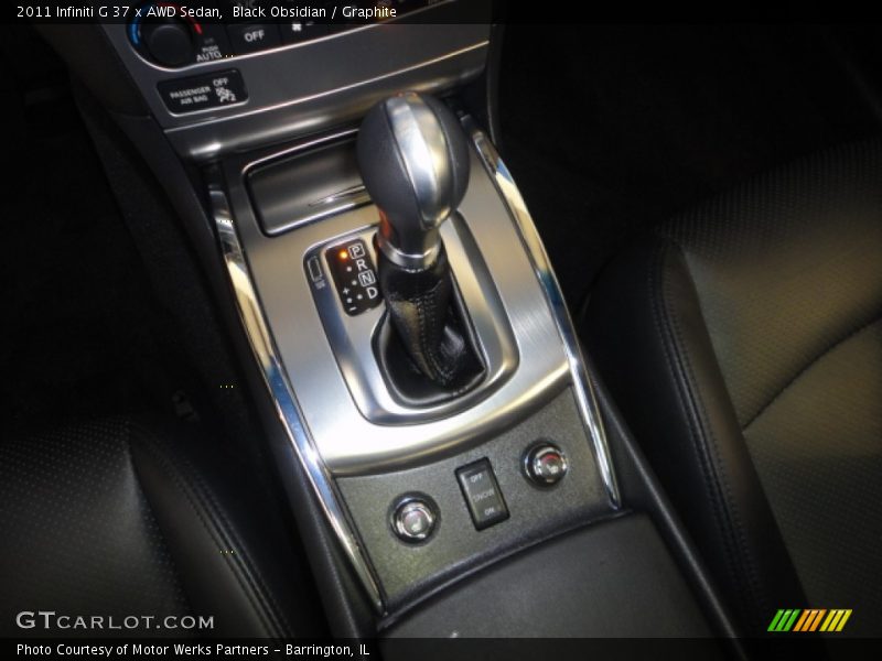 Black Obsidian / Graphite 2011 Infiniti G 37 x AWD Sedan