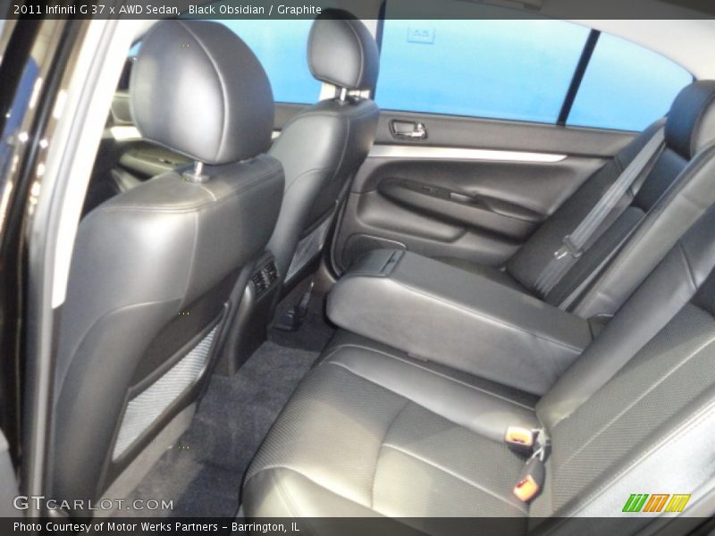 Black Obsidian / Graphite 2011 Infiniti G 37 x AWD Sedan