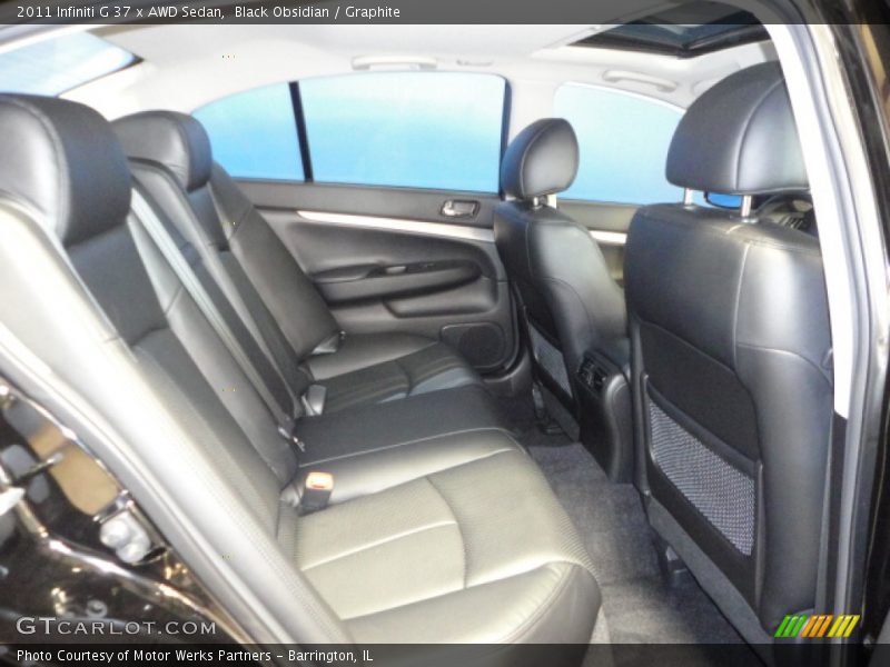Black Obsidian / Graphite 2011 Infiniti G 37 x AWD Sedan
