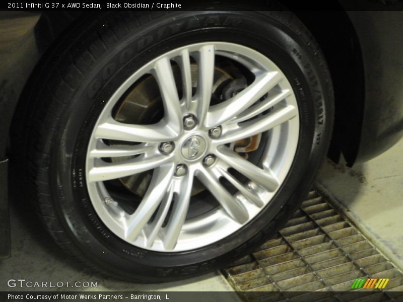 Black Obsidian / Graphite 2011 Infiniti G 37 x AWD Sedan