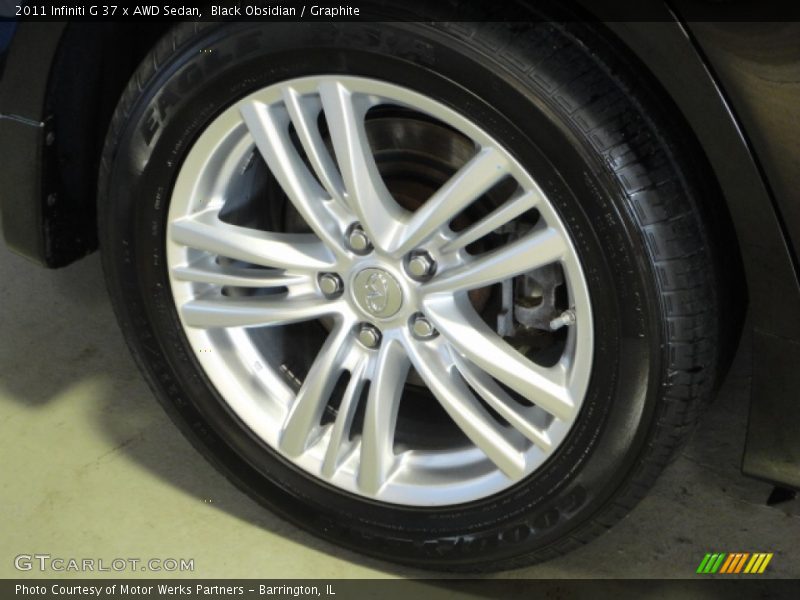 Black Obsidian / Graphite 2011 Infiniti G 37 x AWD Sedan