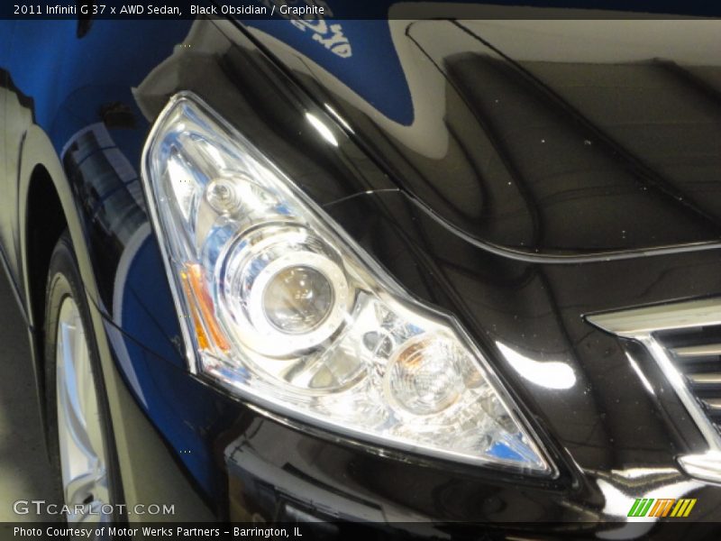 Black Obsidian / Graphite 2011 Infiniti G 37 x AWD Sedan