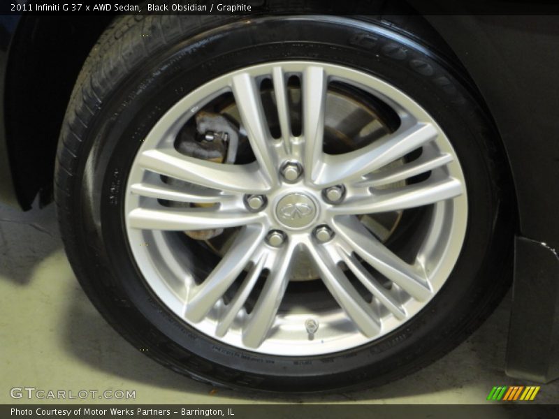 Black Obsidian / Graphite 2011 Infiniti G 37 x AWD Sedan
