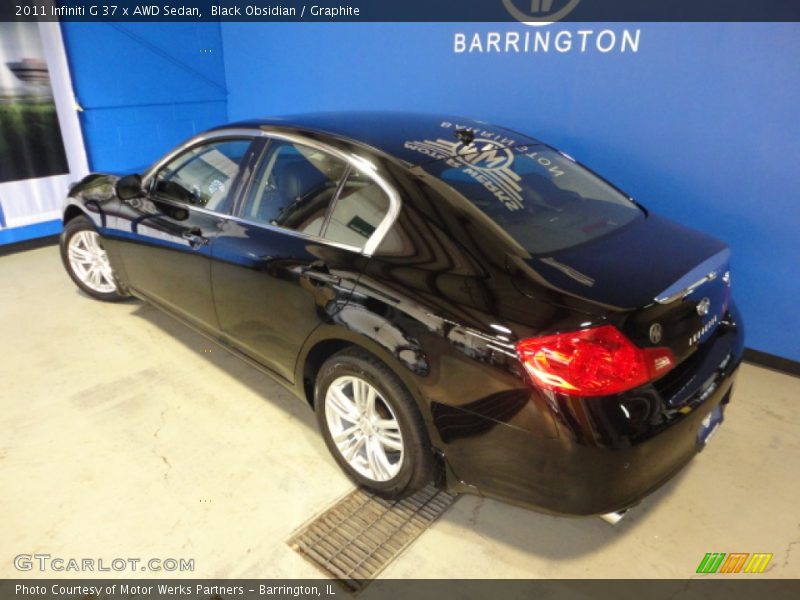 Black Obsidian / Graphite 2011 Infiniti G 37 x AWD Sedan