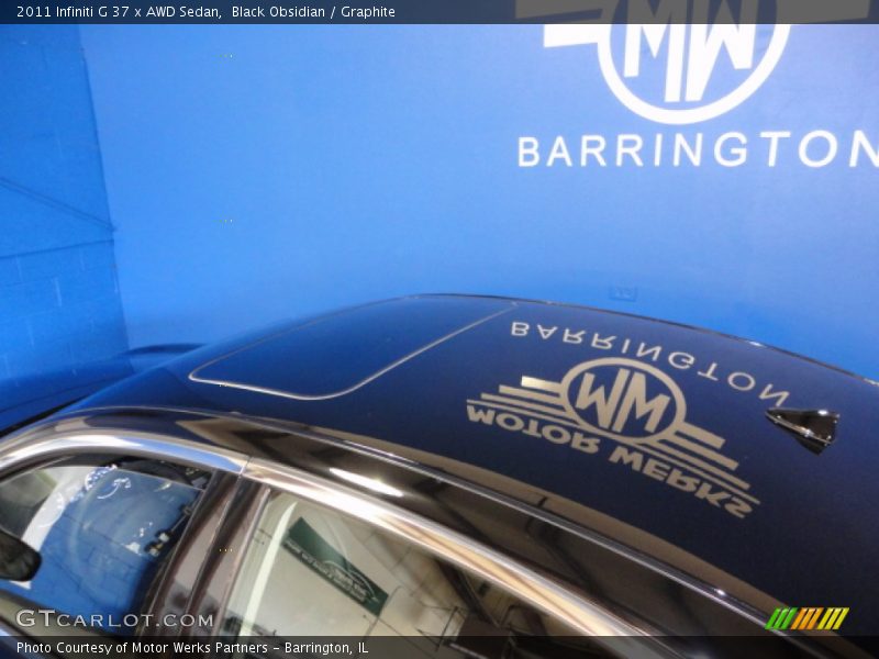 Black Obsidian / Graphite 2011 Infiniti G 37 x AWD Sedan