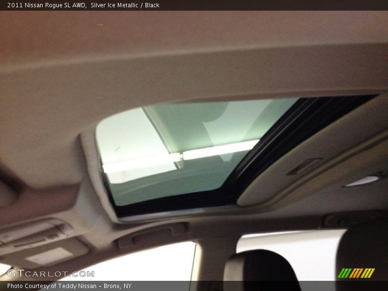 Silver Ice Metallic / Black 2011 Nissan Rogue SL AWD