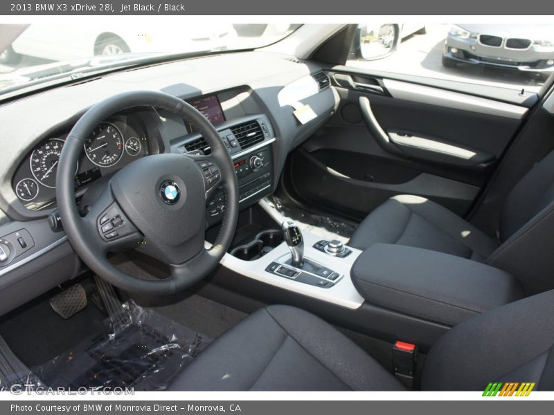 Jet Black / Black 2013 BMW X3 xDrive 28i