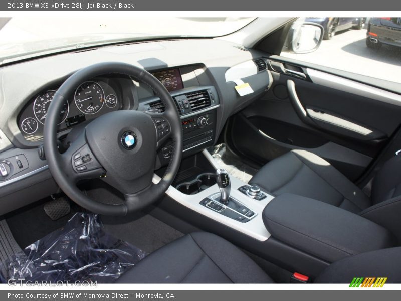 Jet Black / Black 2013 BMW X3 xDrive 28i