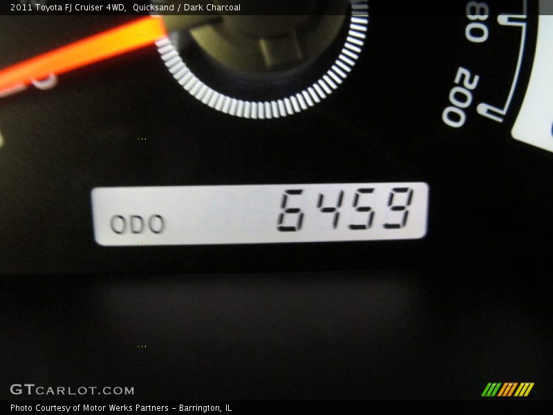 Quicksand / Dark Charcoal 2011 Toyota FJ Cruiser 4WD