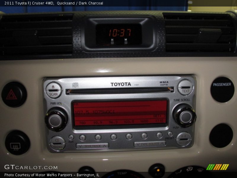 Quicksand / Dark Charcoal 2011 Toyota FJ Cruiser 4WD