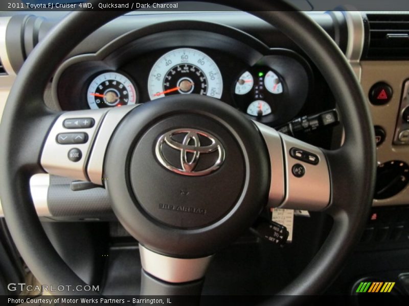 Quicksand / Dark Charcoal 2011 Toyota FJ Cruiser 4WD