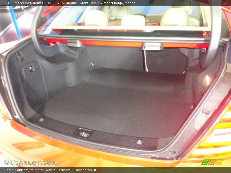 Mars Red / Almond Beige/Mocha 2012 Mercedes-Benz C 300 Luxury 4Matic