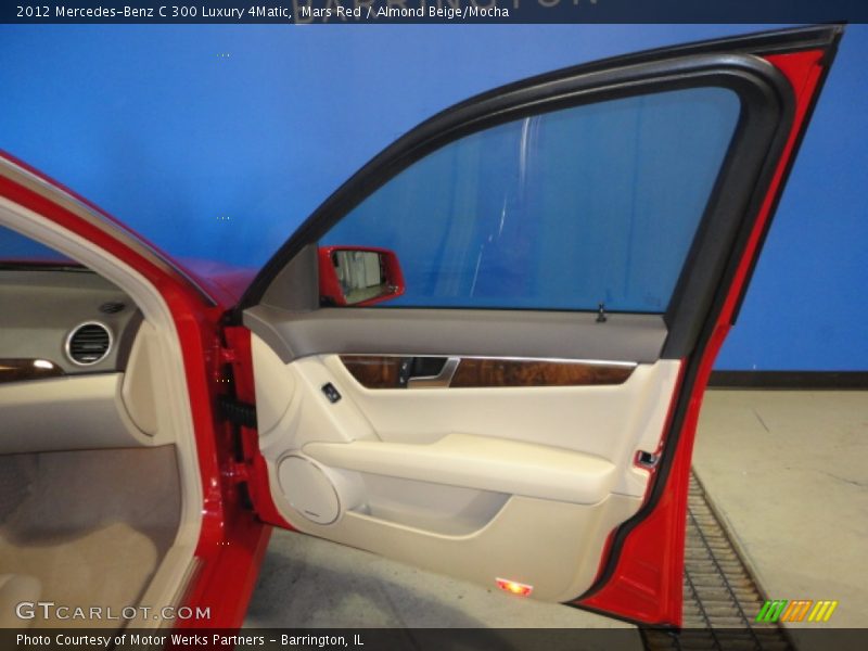 Mars Red / Almond Beige/Mocha 2012 Mercedes-Benz C 300 Luxury 4Matic
