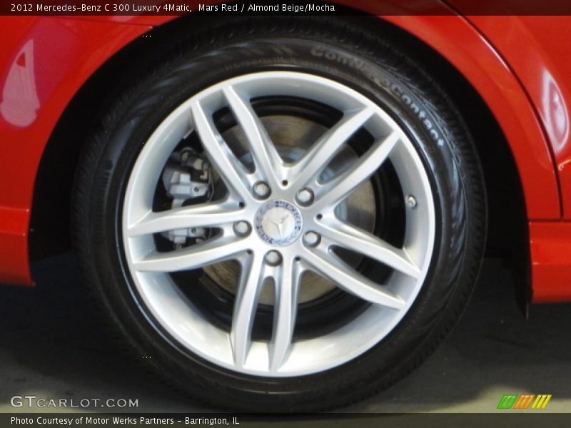 Mars Red / Almond Beige/Mocha 2012 Mercedes-Benz C 300 Luxury 4Matic