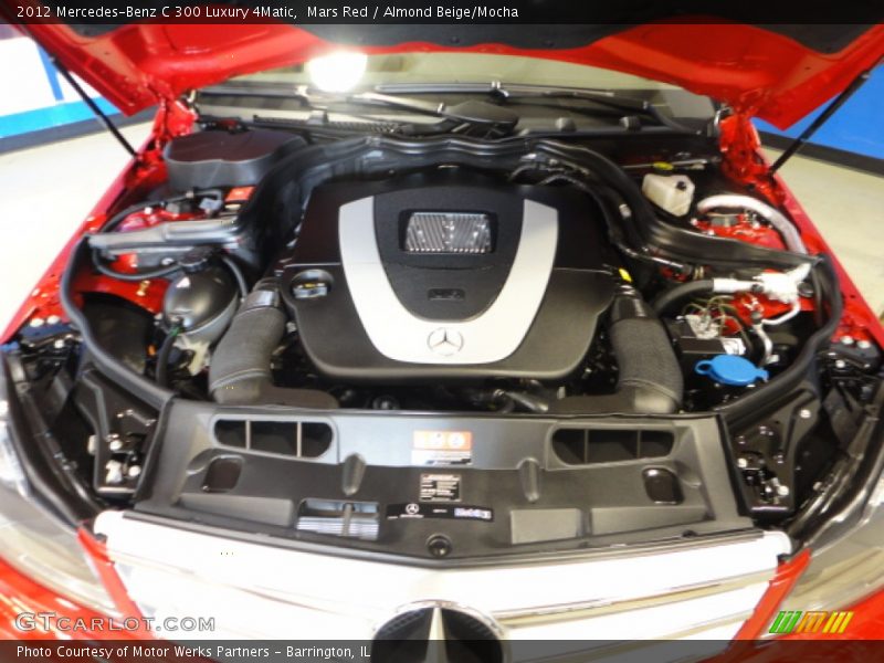 Mars Red / Almond Beige/Mocha 2012 Mercedes-Benz C 300 Luxury 4Matic