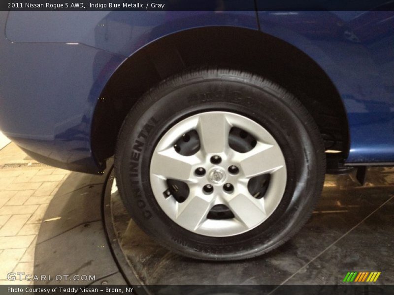 Indigo Blue Metallic / Gray 2011 Nissan Rogue S AWD