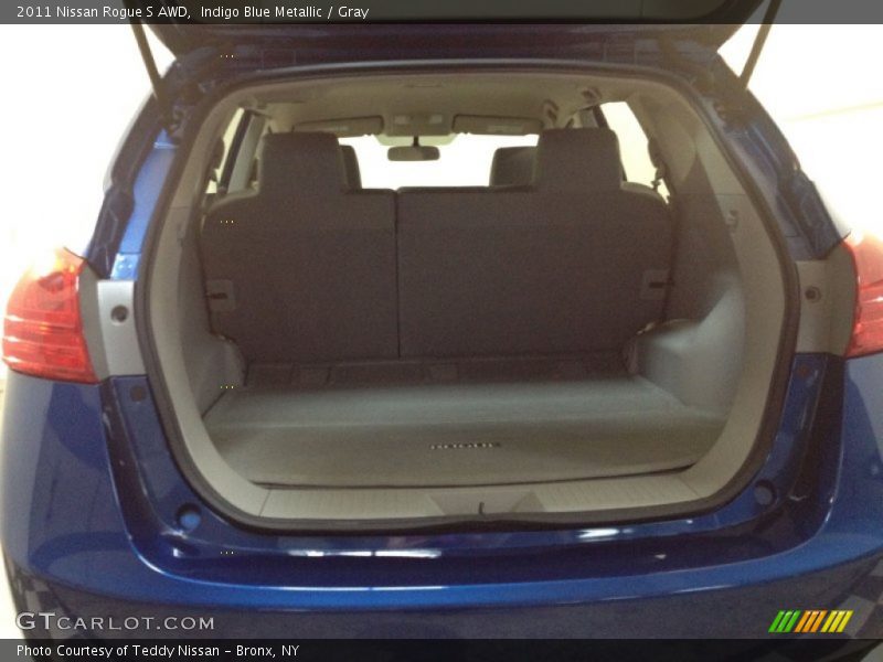Indigo Blue Metallic / Gray 2011 Nissan Rogue S AWD