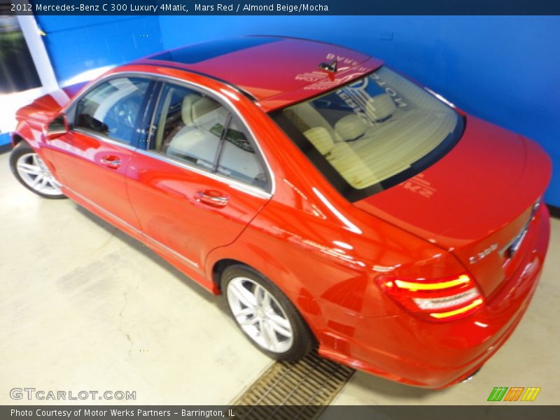 Mars Red / Almond Beige/Mocha 2012 Mercedes-Benz C 300 Luxury 4Matic