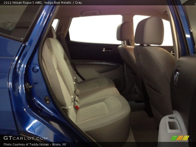 Indigo Blue Metallic / Gray 2011 Nissan Rogue S AWD
