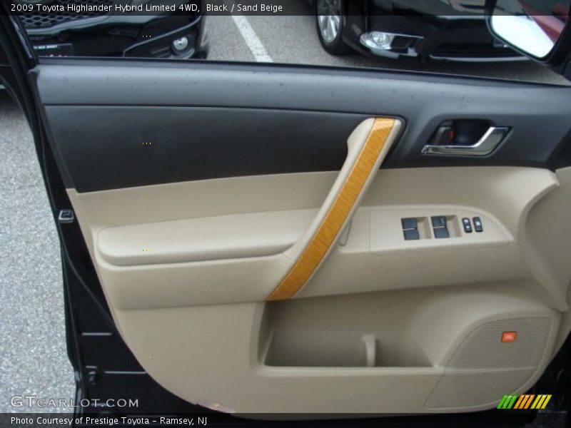 Black / Sand Beige 2009 Toyota Highlander Hybrid Limited 4WD