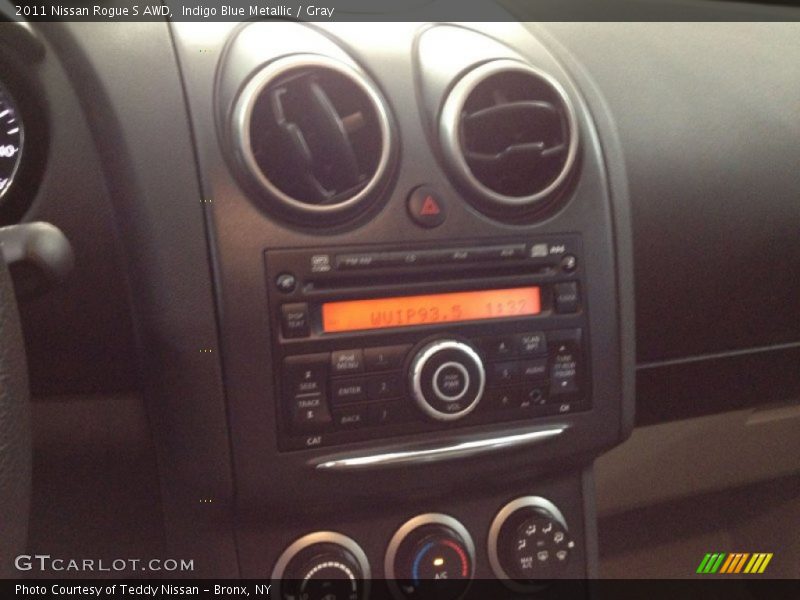 Indigo Blue Metallic / Gray 2011 Nissan Rogue S AWD