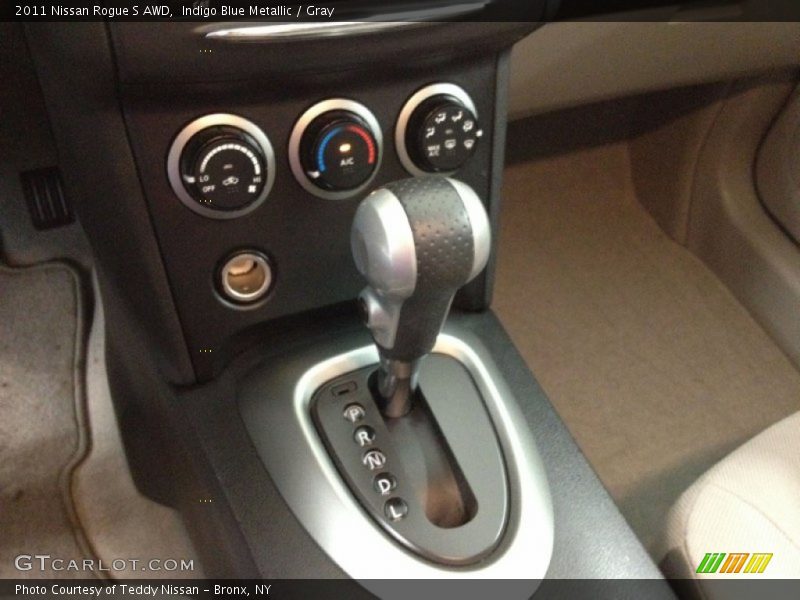Indigo Blue Metallic / Gray 2011 Nissan Rogue S AWD
