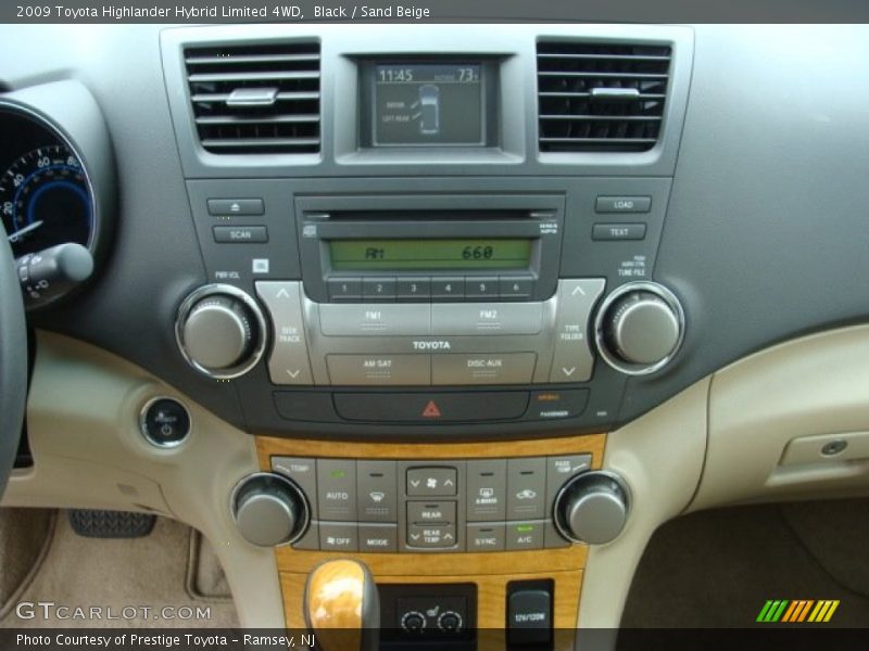 Black / Sand Beige 2009 Toyota Highlander Hybrid Limited 4WD