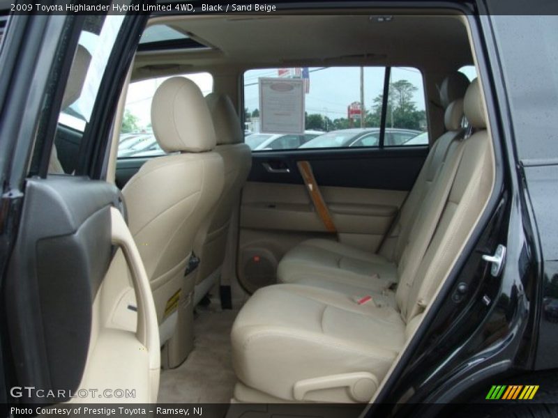 Black / Sand Beige 2009 Toyota Highlander Hybrid Limited 4WD